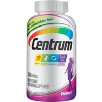 Centrum adult multivitamin tablets 200 tablets containing vitamin B, vitamin C, folic acid, calcium,