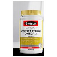 Swisse Swisse deep sea fishless fish oil capsule 1000mg 90 capsules containing Omega 3 middle aged a